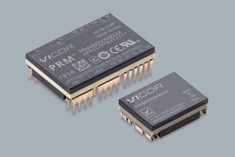 VICOR电源PRM调节器转换前和转换后调节器
